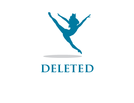 silhouette of a dancer girl