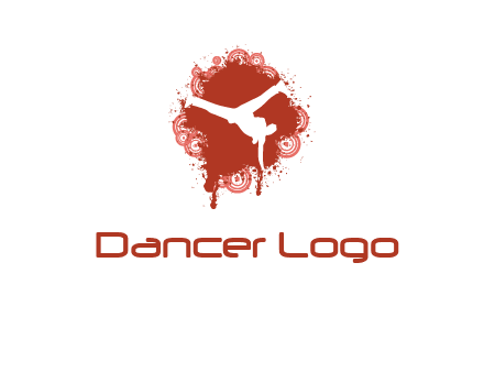 dancer in music splash logo