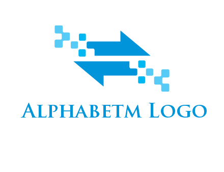 pixels arrows logo