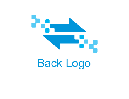 pixels arrows logo