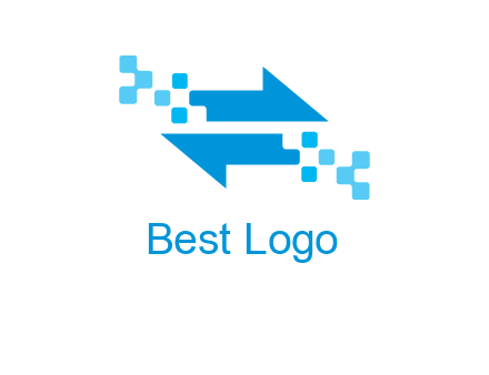pixels arrows logo