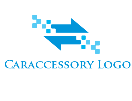 pixels arrows logo