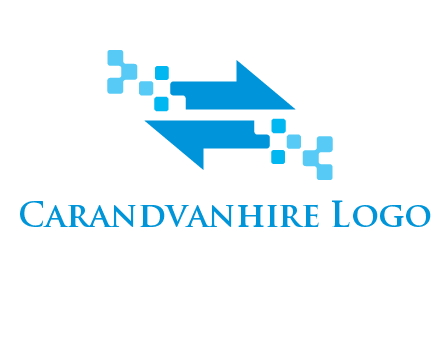 pixels arrows logo