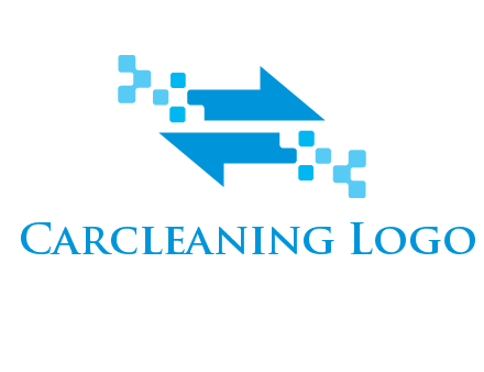 pixels arrows logo
