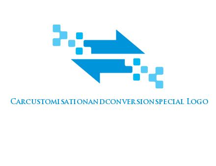 pixels arrows logo