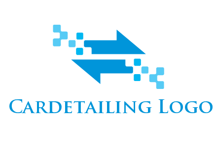 pixels arrows logo
