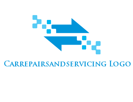 pixels arrows logo