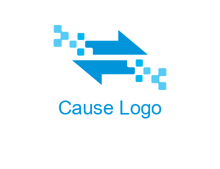 pixels arrows logo