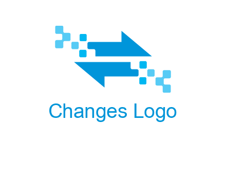 pixels arrows logo