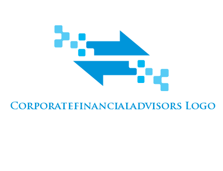 pixels arrows logo