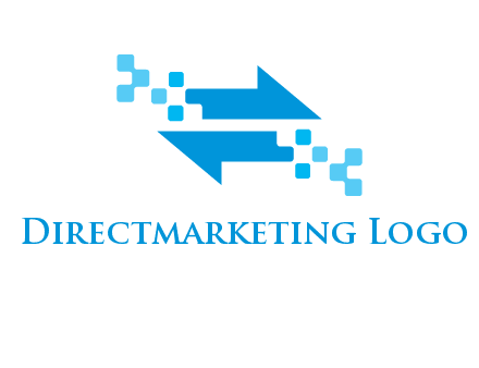 pixels arrows logo