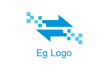pixels arrows logo