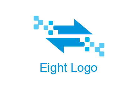 pixels arrows logo