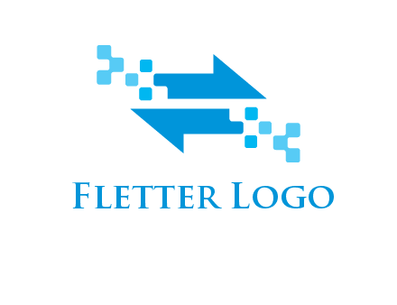 pixels arrows logo