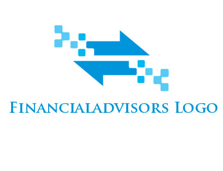 pixels arrows logo