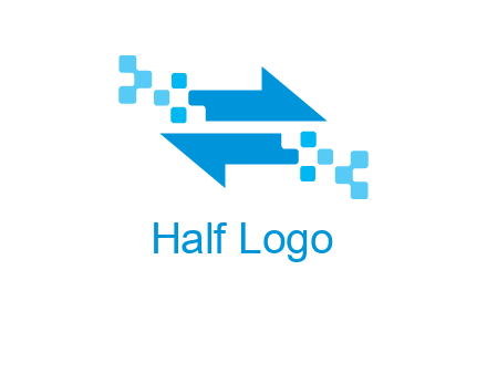 pixels arrows logo
