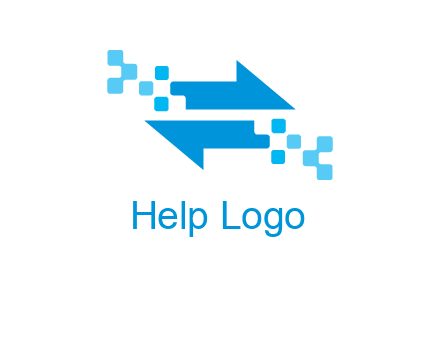pixels arrows logo