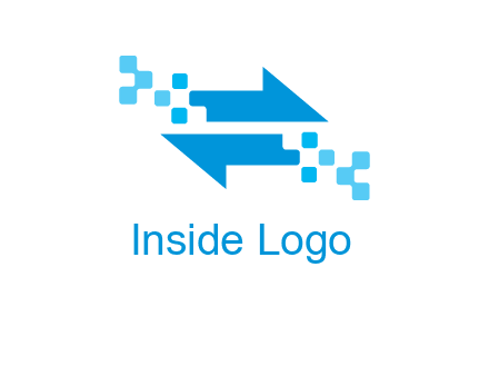 pixels arrows logo