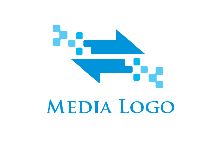 pixels arrows logo