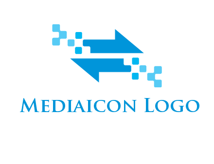 pixels arrows logo