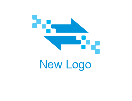 pixels arrows logo