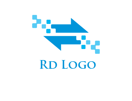 pixels arrows logo