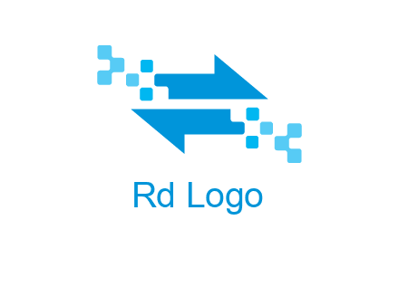 pixels arrows logo