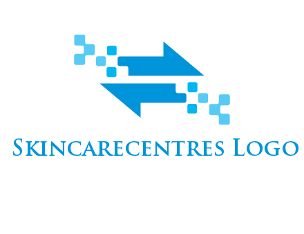 pixels arrows logo