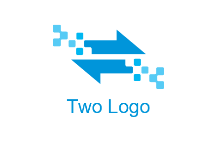 pixels arrows logo