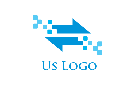 pixels arrows logo