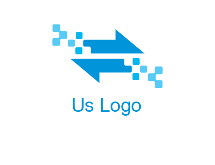 pixels arrows logo