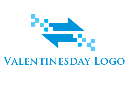 pixels arrows logo