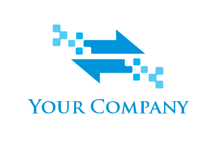 pixels arrows logo