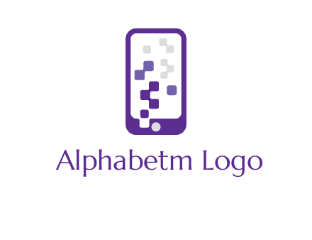 pixel mobile communication logo