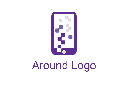pixel mobile communication logo