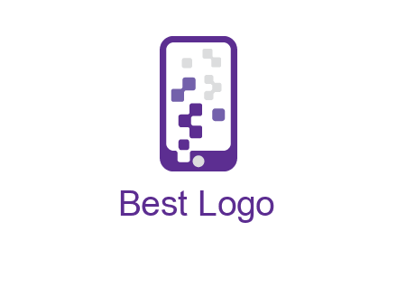 pixel mobile communication logo