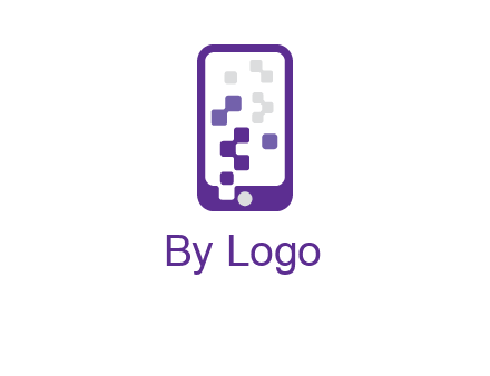 pixel mobile communication logo