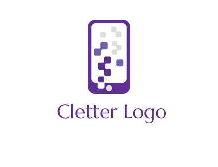 pixel mobile communication logo