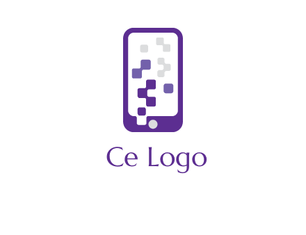 pixel mobile communication logo