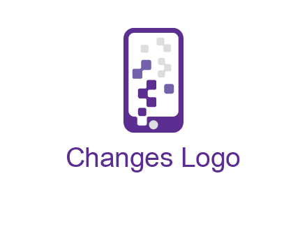 pixel mobile communication logo