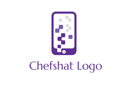 pixel mobile communication logo