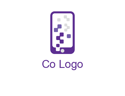 pixel mobile communication logo