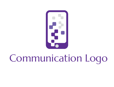 pixel mobile communication logo