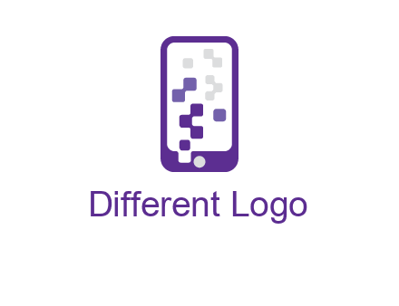 pixel mobile communication logo