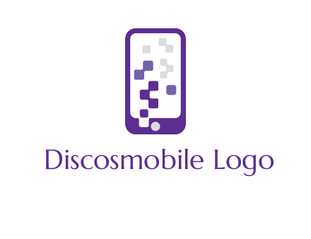 pixel mobile communication logo