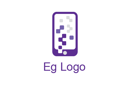 pixel mobile communication logo