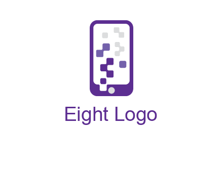 pixel mobile communication logo