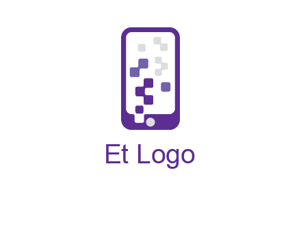pixel mobile communication logo
