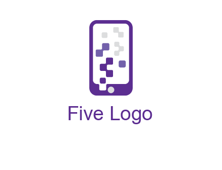 pixel mobile communication logo