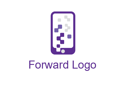 pixel mobile communication logo
